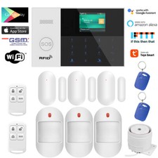 Z01 APP WiFi IP GSM Wireless Home Security Alarm System+Amazon Alexa+Google Home