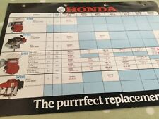 HONDA ENGINES G300 G400 G100 GV150 G 200 PORTABLE GENUINE BROUCHURE.