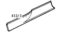 MORRIS MINOR LOWER DOOR SKIN REPAIR PANEL 2DR R/H GB MADE