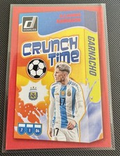 Alejandro Garnacho Argentina Football Card Red Crunch Time Panini Donruss 24-25
