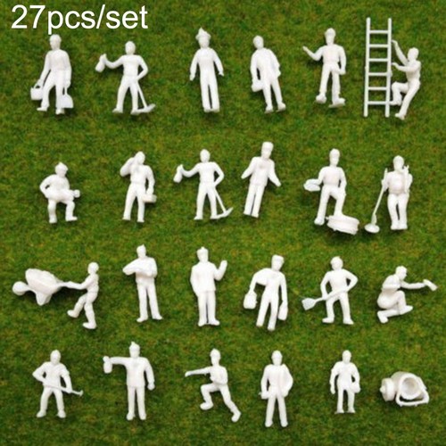Detailed workmen white - white, model