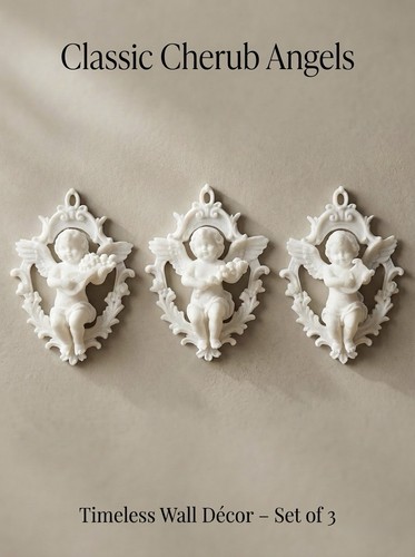 Ornate cherub angels - cherub, musical