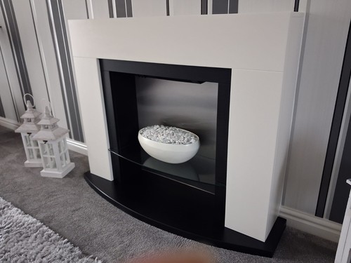Electric fireplace with - fireplace,