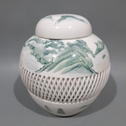 Japanese imari woven - japanese, lattice