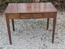Antique oak writing desk - antique,