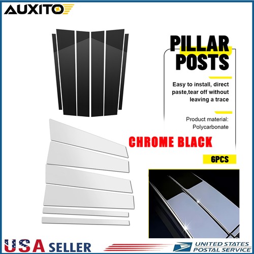 Chrome black pillar - pillar, posts