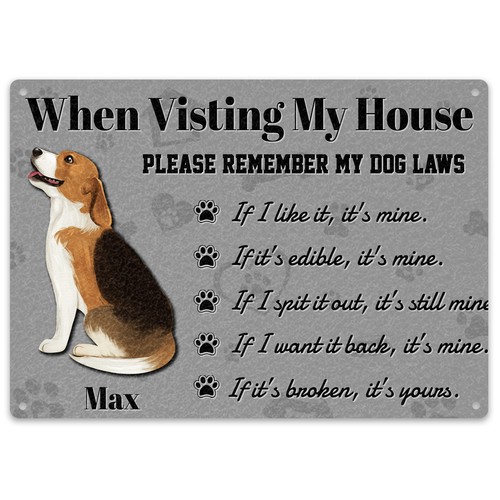 Personalised funny beagle dog - personalised,