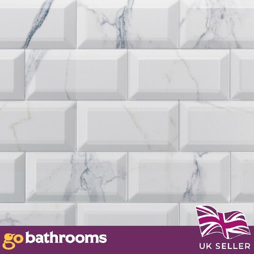 Marble metro brick - marble, ceramic