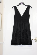 H&M Conscious Collection Black V-Neck Dress