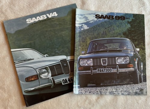 Nos saab 1971 sales - saab, brochures
