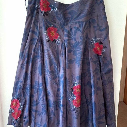 Monsoon blue red floral - blue, &