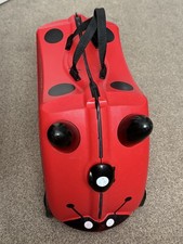 Trunki Ladybird Ride-On Suitcase with Wheels for Kids