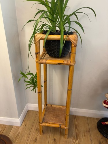 Vintage bamboo rattan tier - bamboo,