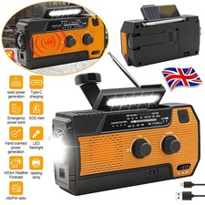 Portable Wind Up Solar Radio