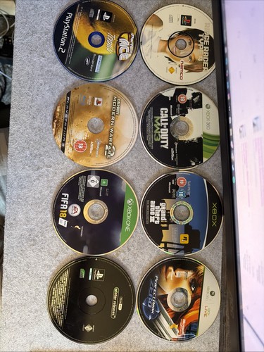 Job lot mix games - job, discs