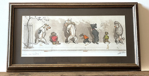 Vtg boris klein print - o’klein,