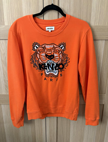 Kenzo orange tiger graphic - kenzo,