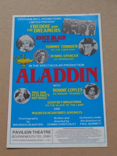 Freddie dreamers aladdin - &,