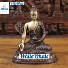 Whitewhale Brass Small Buddha