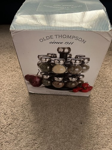 Olde thompson jar - thompson, filled