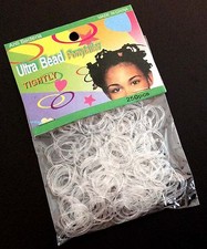250 Mini Clear Hair Elastics