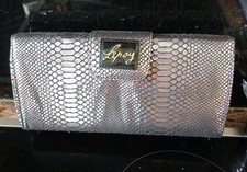 LIPSY silver clutch bag lovely