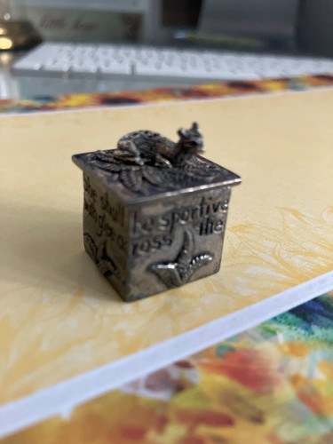 Vintage silver plated trinket
