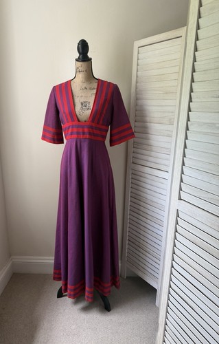 Jean varon 60s tweed maxi - varon,