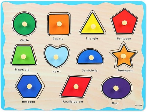 Wooden puzzles for year old - wooden,