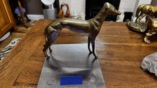 Large brass Grey Hound 1.83 kg