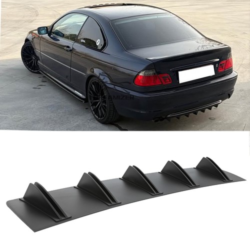 Rear diffuser bumper shark - rear, fin