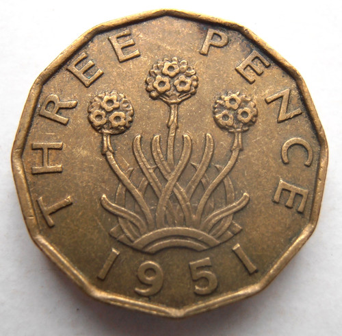 1948 threepence - 1948,