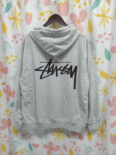 Stussy grey hooded - , sweatshirt