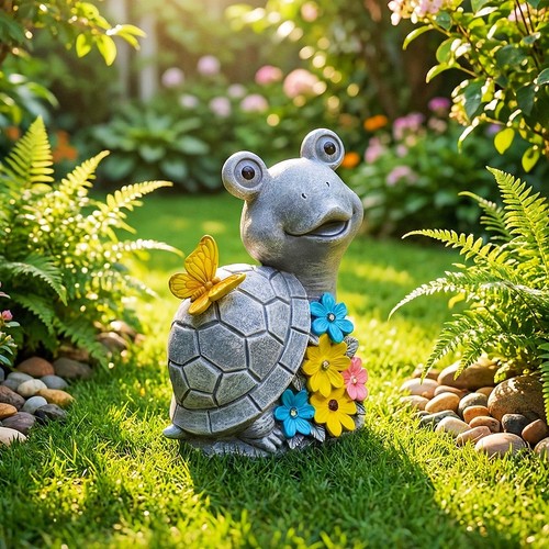 New garden ornament solar - garden,