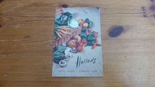 1958 original harrods - harrods, food