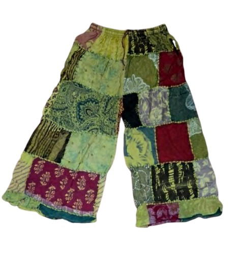 Green festival patchwork - green,