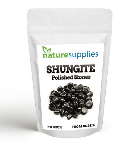 Shungite polished stones water - shungite, stones,water
