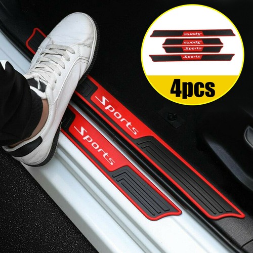 4pc black rubber car - black, door