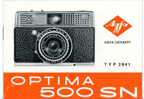 User manual agfa optima - manual,