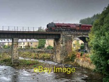 Photo 6x4 Duchess Crossing the Irwell Ramsbottom Coronation class Pacific c2018
