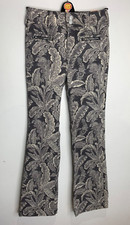 BNWT Anthropologie Pilcro Trouser Bootcut jeans W 25 NEW high waist print flare