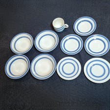 10x Vintage Irish Cornishware