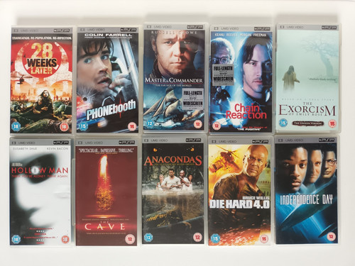 Psp umd movies various - psp, 10