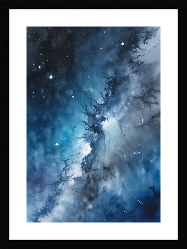 Serene milky way framed - serene,