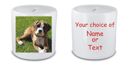 Boxer dog personalised white - boxer,