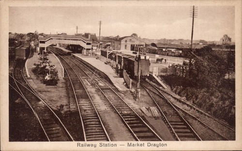 Market drayton railway - drayton.,