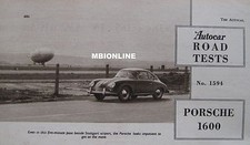 1956 Porsche 1600 Original