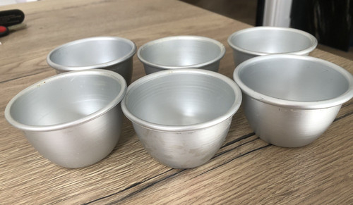 Vintage aluminium individual - 6,