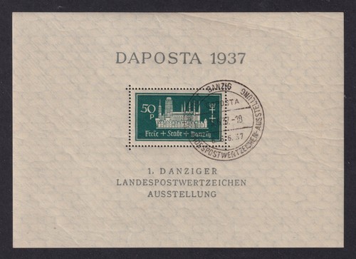 Danzig 1937 daposta postage - daposta,