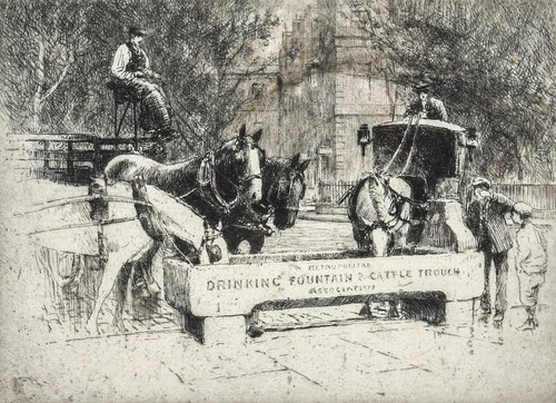 Percy robertson dry point - robertson,